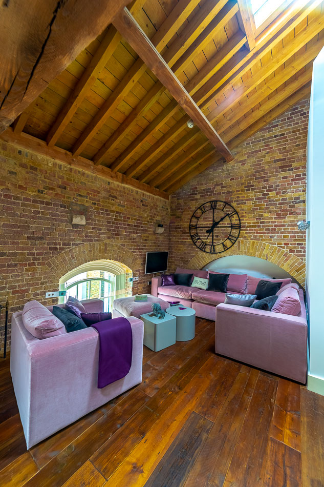 Beams, Brick Walls, Wooden Floors